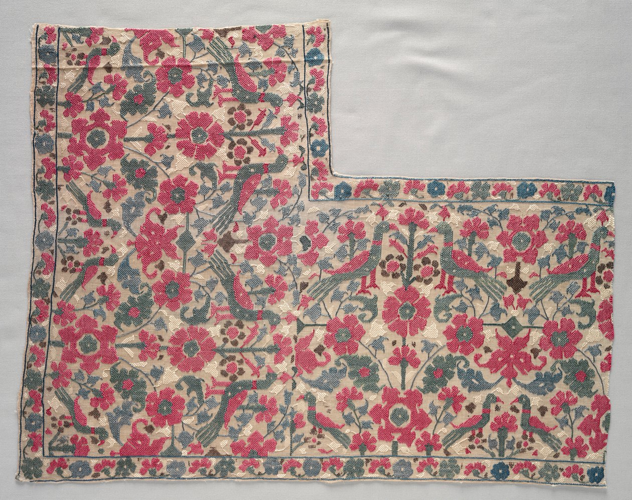 Część prześcieradła lub falbany, 1500 - 1600s. autorstwa Unbekannt