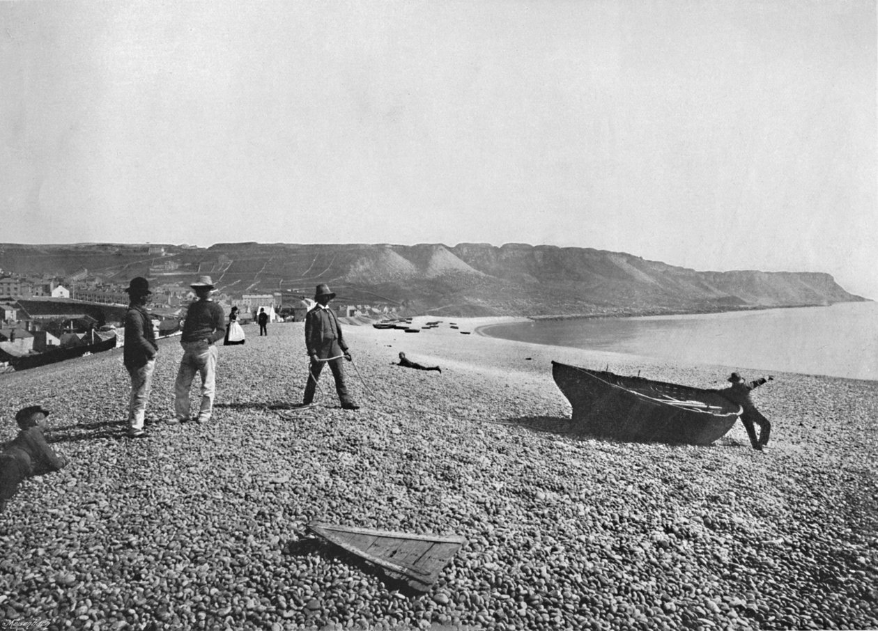 Portland - Plaża Chesil, 1895 autorstwa Unbekannt