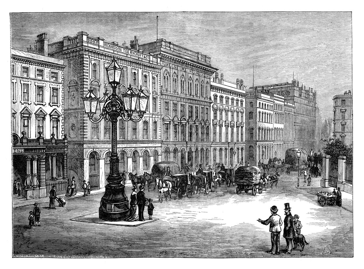 Portland Street, Manchester, koniec XIX wieku autorstwa Unbekannt
