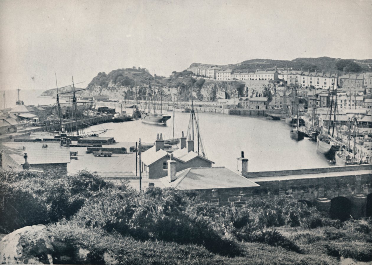Portmadoc - Port i miasto, 1895 autorstwa Unbekannt