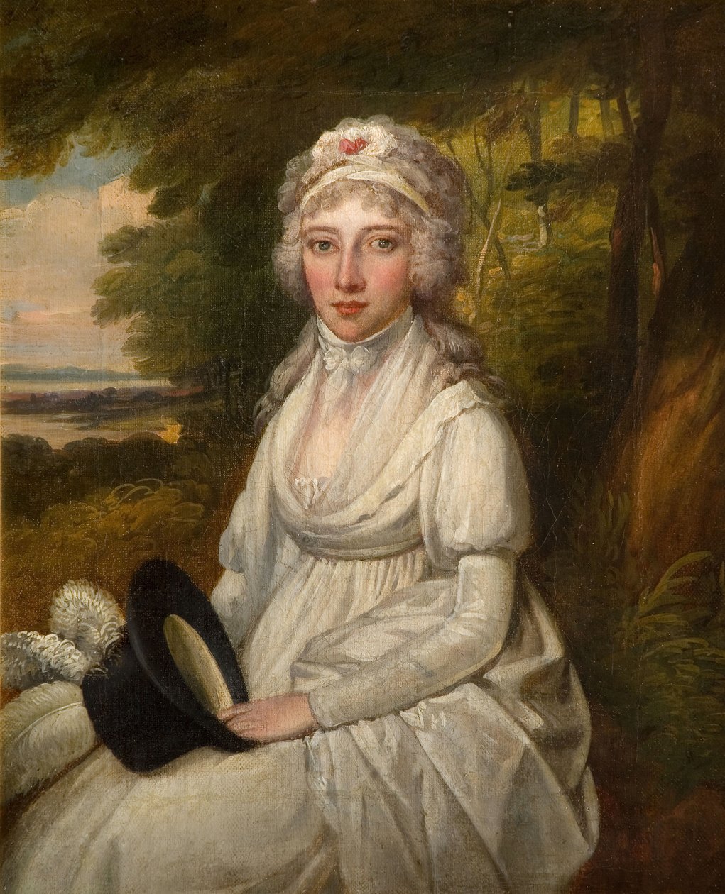 Portret damy z rodziny Oslerów, 1780-1800. autorstwa Unbekannt
