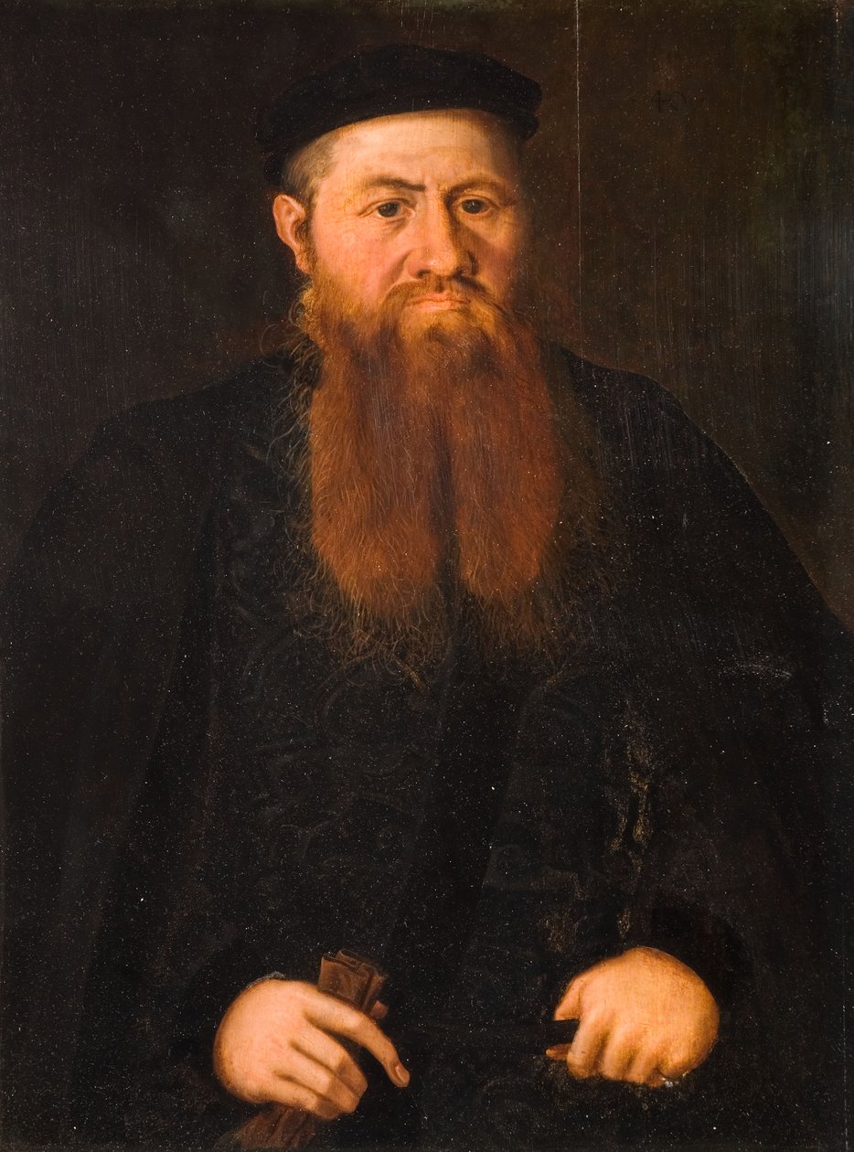 Portret starego człowieka, 1500-1600. autorstwa Unbekannt