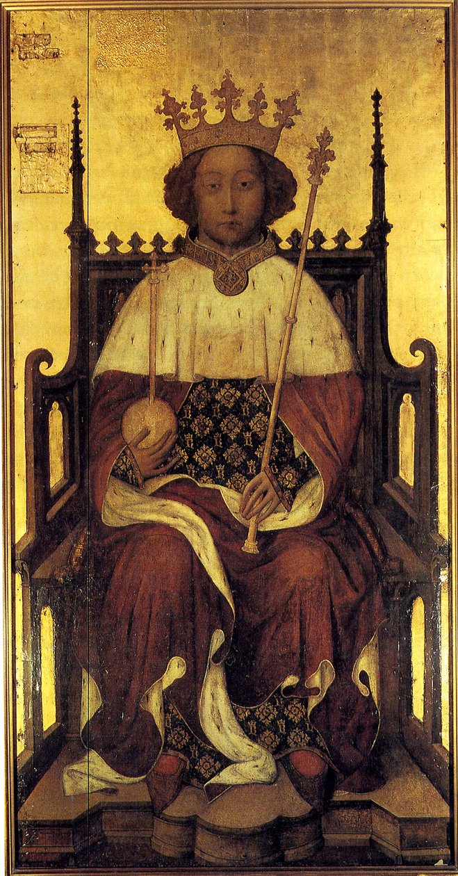 Portret Ryszarda II z Anglii, ok. 1390 autorstwa Unbekannt