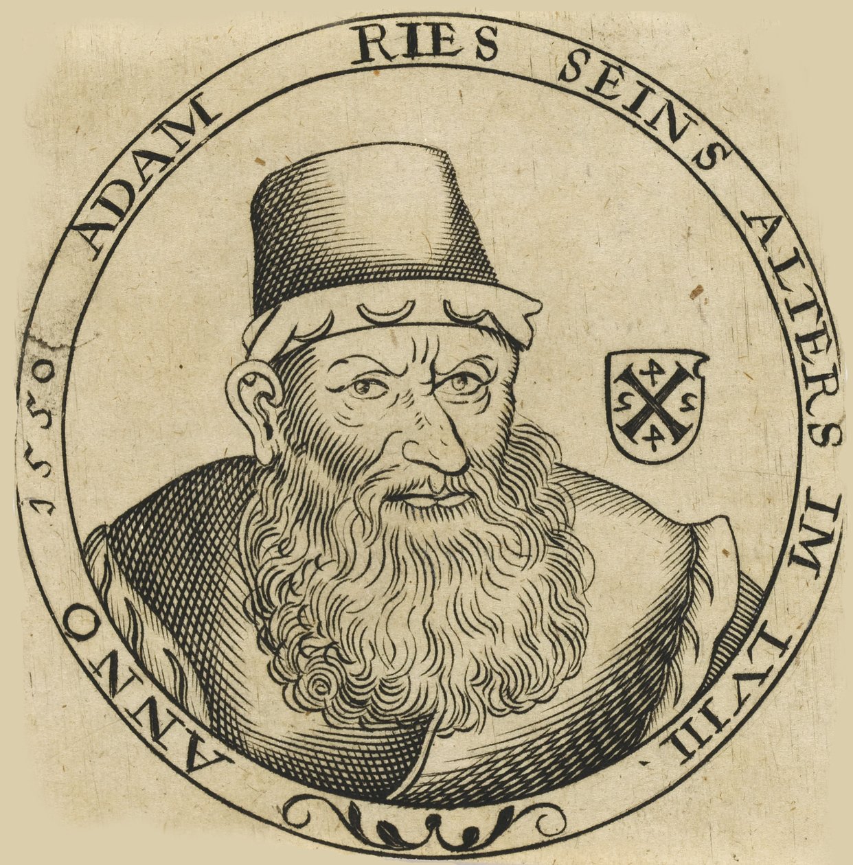 Portret Adama Riesa 149293-1559, ca. 1600. autorstwa Unbekannt