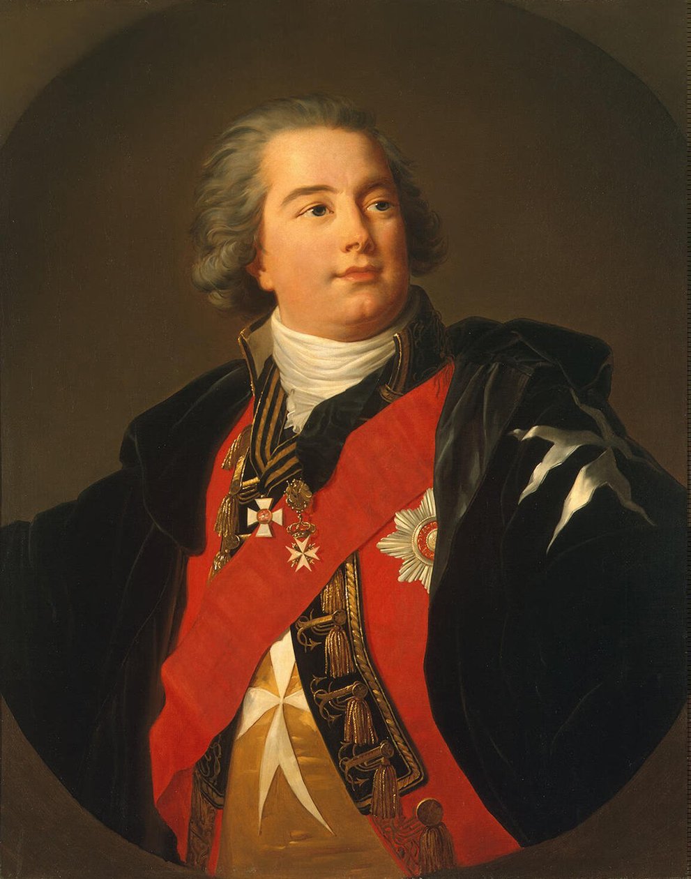 Portret admirała July Litta Giulio Renato de Litta Visconti Arese, 1800 rok autorstwa Unbekannt