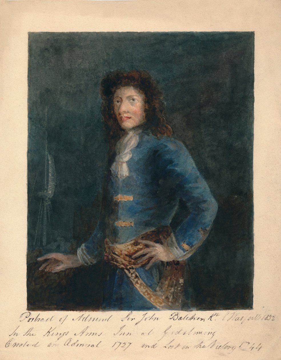 Portret admirała Sir Johna Balchina, 1832. autorstwa Unbekannt