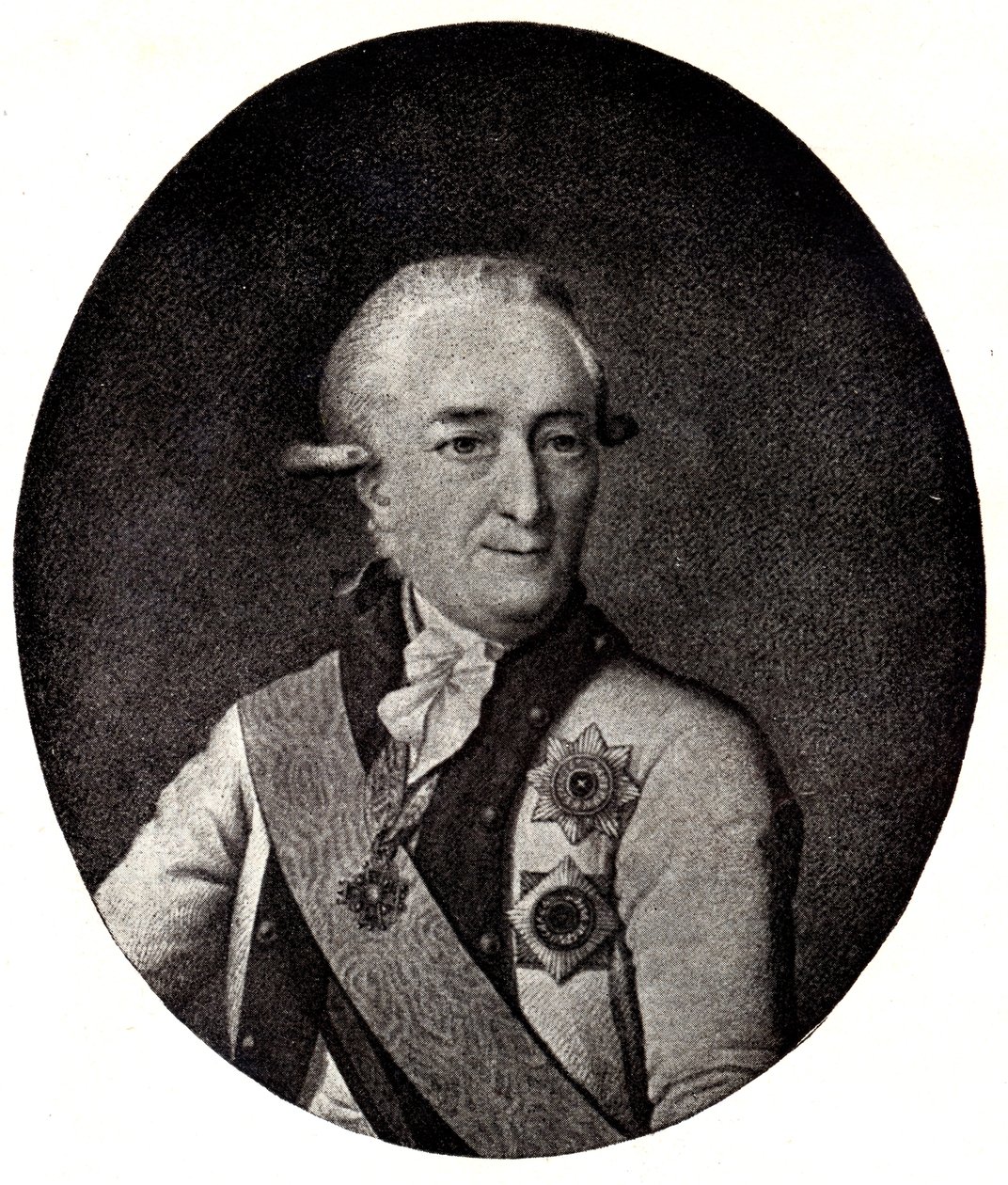 Portret admirała Wasilija Czichagowa 1726-1809, początek XIX wieku. autorstwa Unbekannt