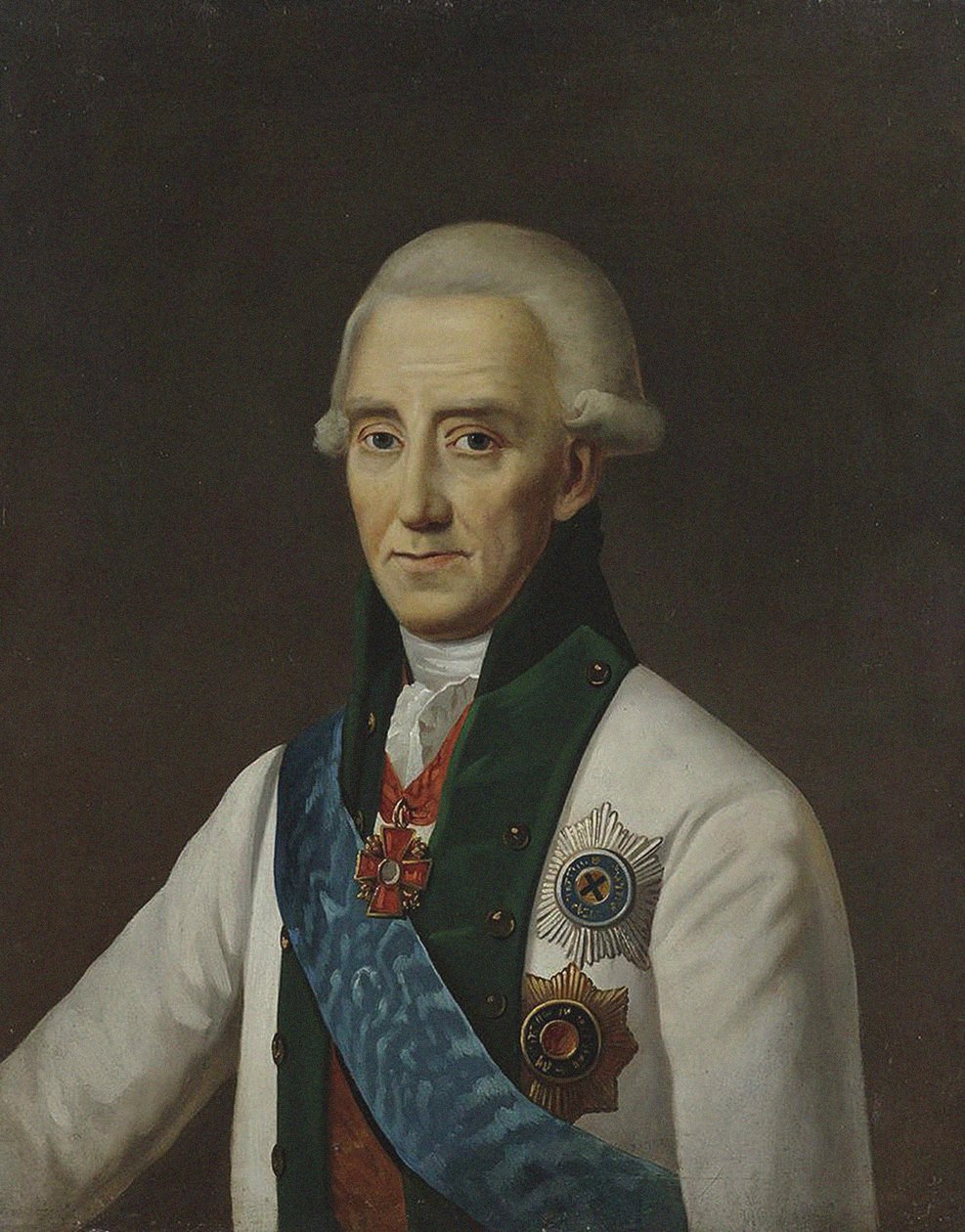 Portret admirała Wasilija Czichagowa 1726-1809 . autorstwa Unbekannt