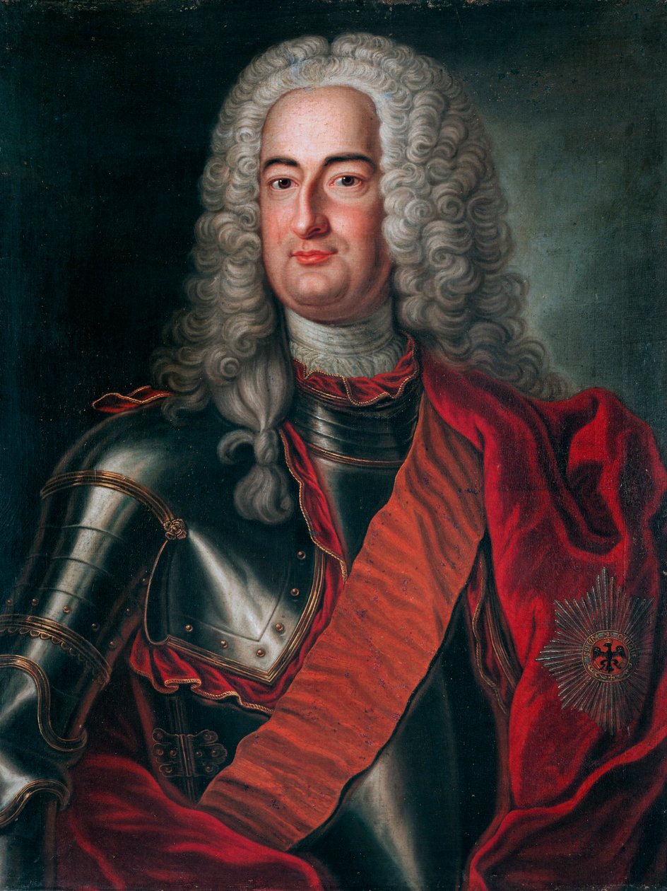 Portret Alberta Wolfganga, hrabiego Schaumburg-Lippe (1699-1748) autorstwa Unbekannt