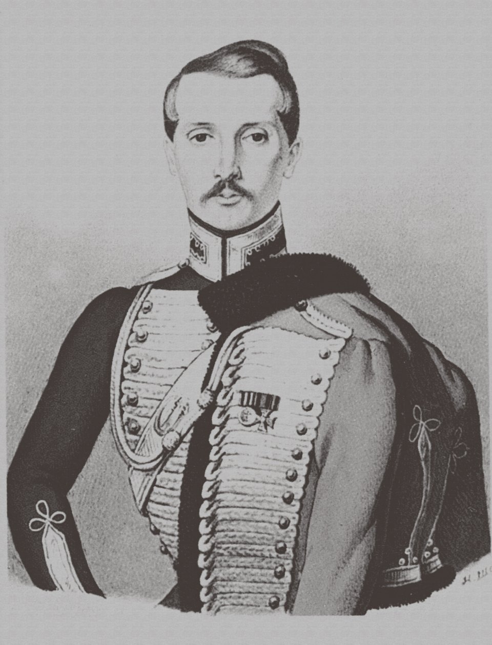 Portret Aleksieja Nikołajewicza Wulfa 1805-1881, lata 30. XIX w. autorstwa Unbekannt