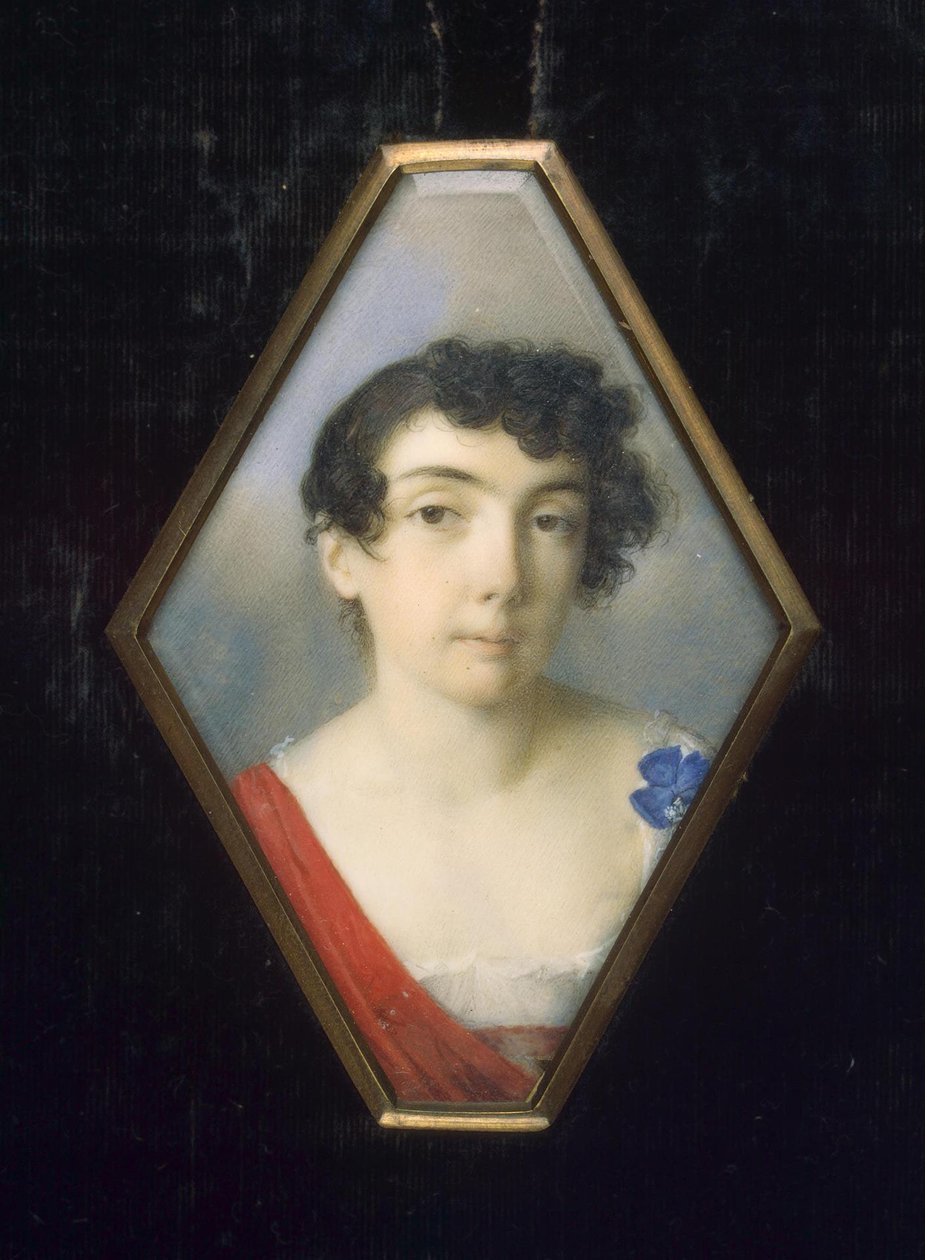 Portret Anny Michajłownej Khitrowo, z domu Golenishcheva-Kutuzova 1782-1846, ok. 1802 autorstwa Unbekannt