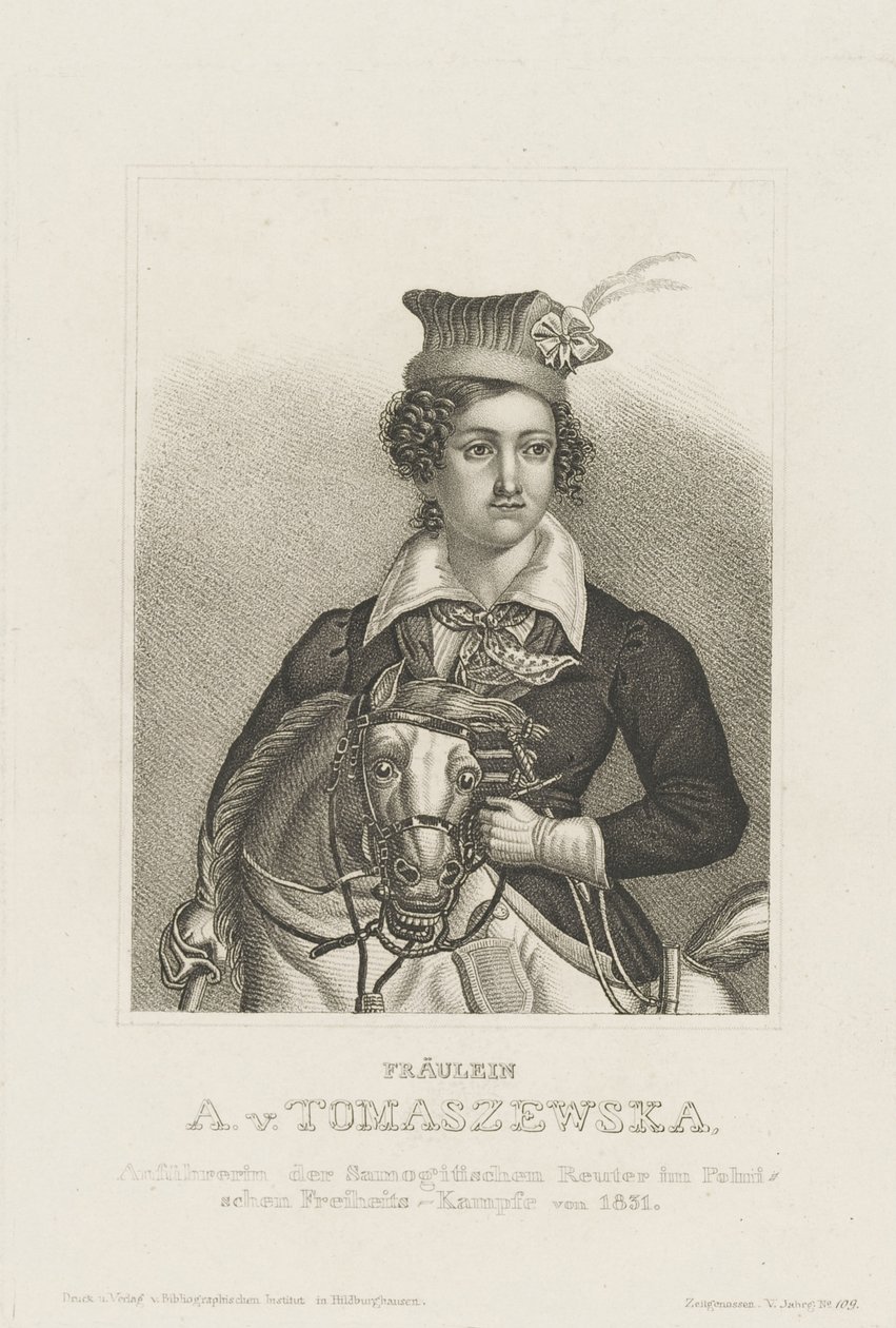 Portrait of Antonina Tomaszewska 1814-1883, c. 1850. autorstwa Unbekannt