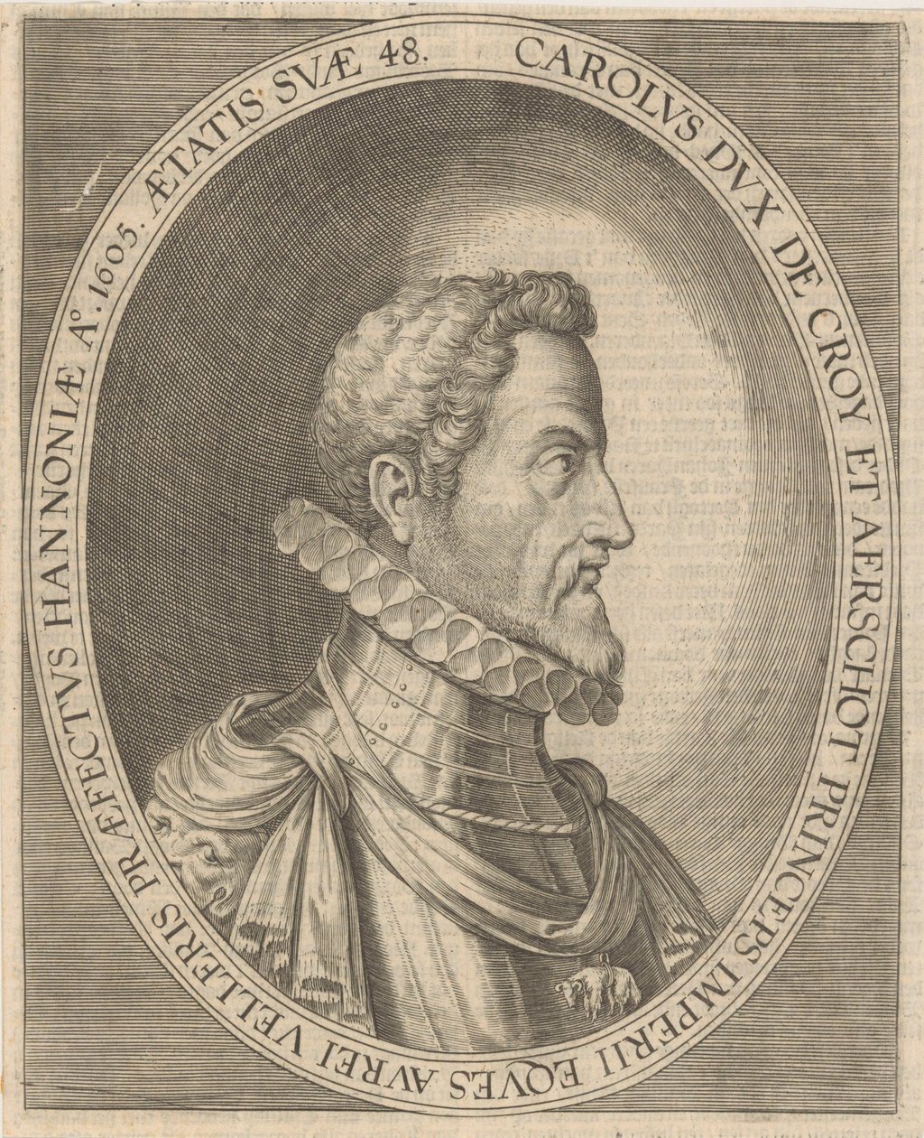 Portret Karola III z Croÿ 1560-1612, 1600s. autorstwa Unbekannt
