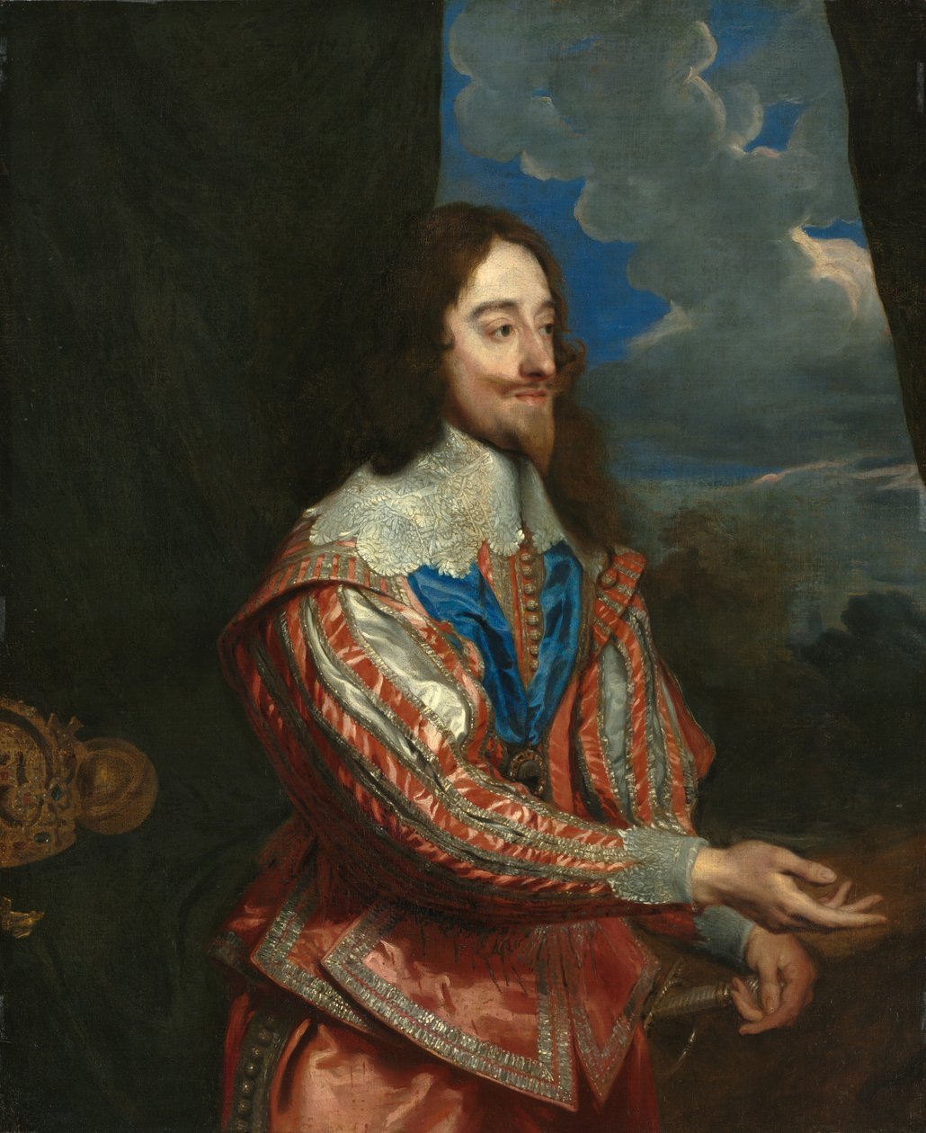 Portret Karola I 1600-1649, XVII wiek lub później. autorstwa Unbekannt