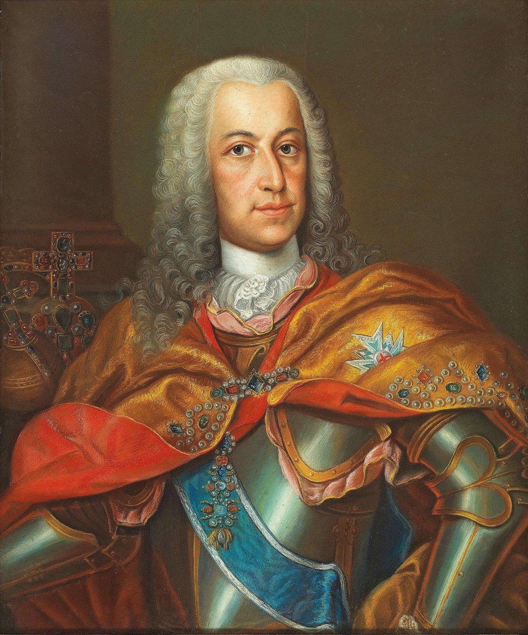 Portret Karola VII, cesarza rzymskiego 1697-1745, I poł. XVIII w. autorstwa Unbekannt