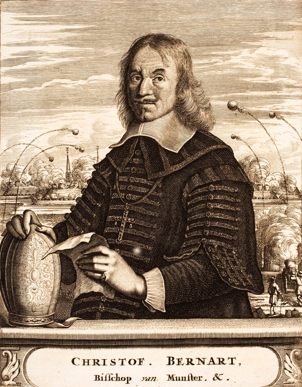 Portret Christopha Bernharda Freiherra von Galen 1606-1678, 1675. autorstwa Unbekannt
