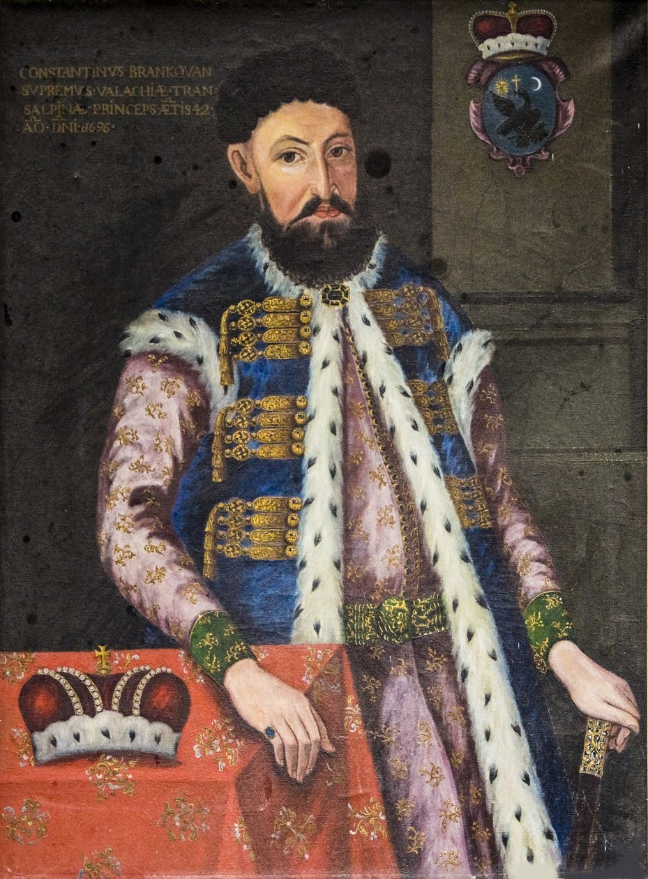 Portret Constantina Brâncoveanu 1654-1714, księcia wołoskiego, 1696 autorstwa Unbekannt