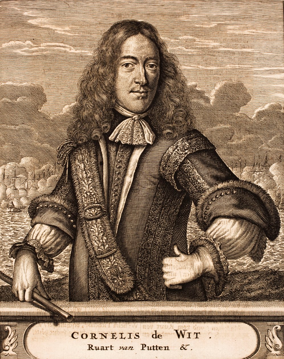 Portret Cornelisa de Witt 1623-1672 Od: Scena wojny, 1675. autorstwa Unbekannt