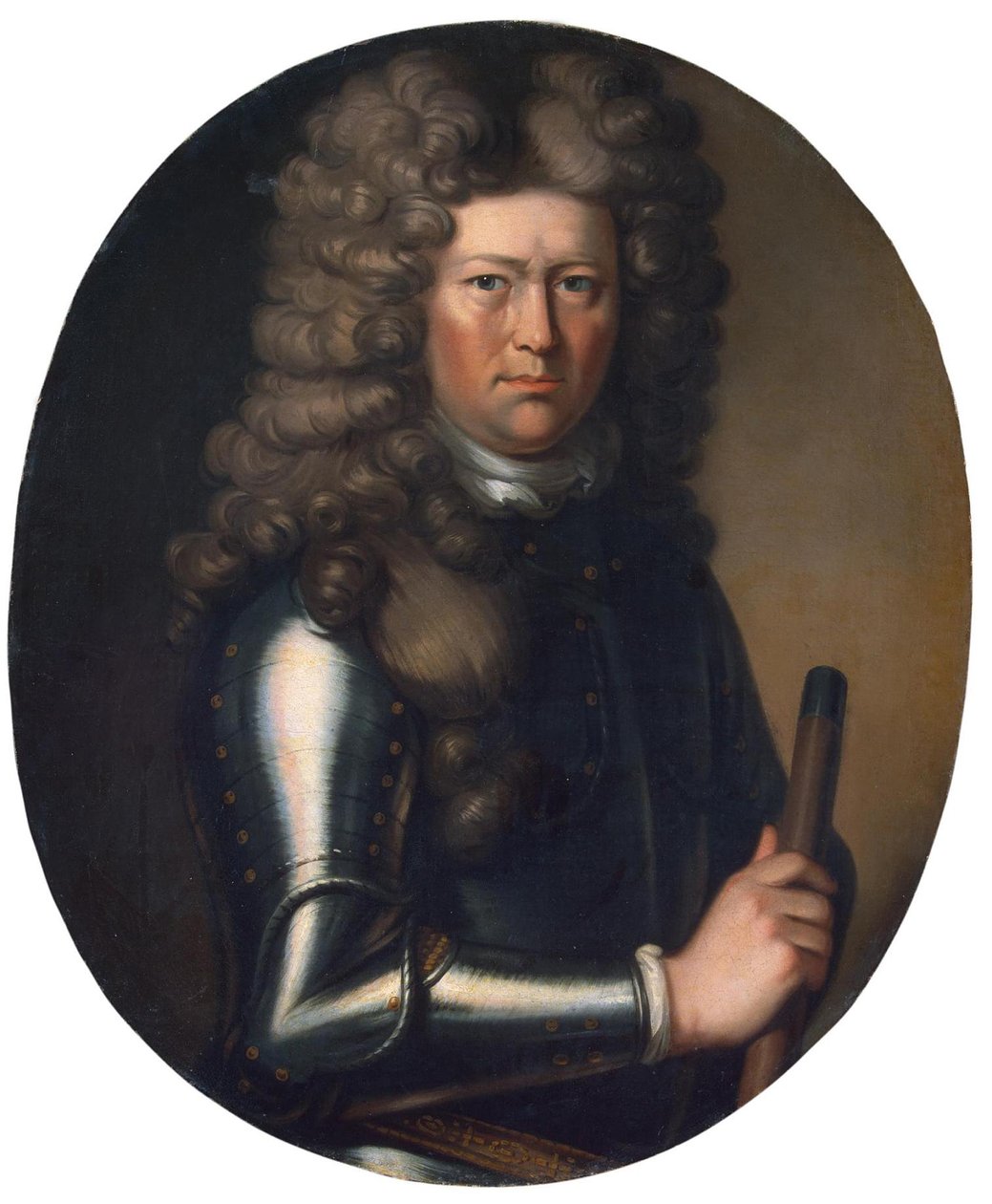 Portret Corneliusa Cruysa 1655-1727, wiceadmirała Cesarskiej Marynarki Wojennej Rosji, I poł. autorstwa Unbekannt