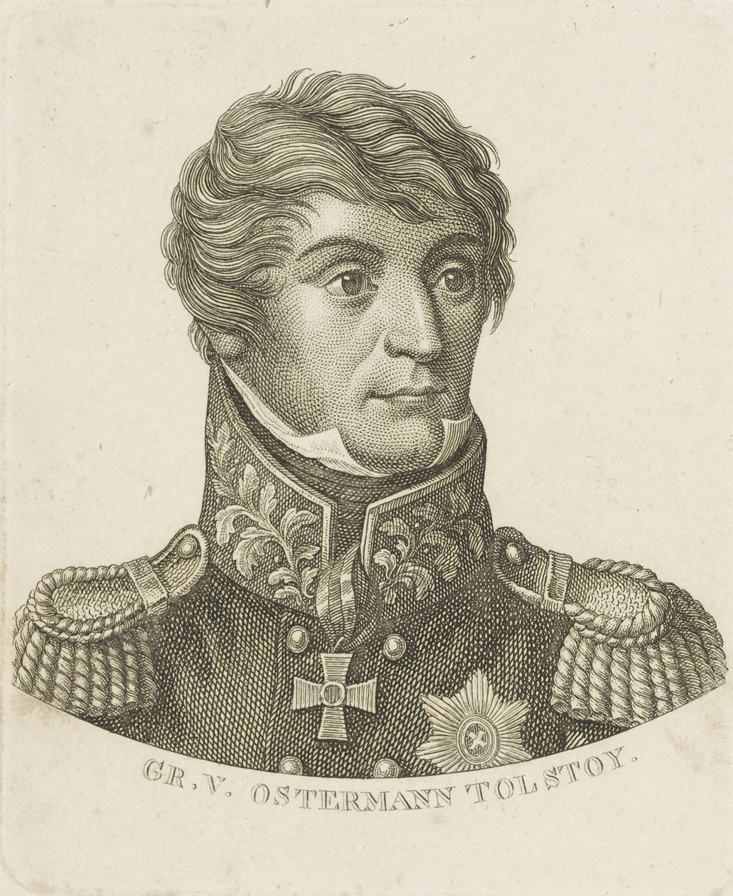 Portret hrabiego Aleksandra Iwanowicza Ostermanna-Tołstoja 1772-1857, c. 1800. autorstwa Unbekannt