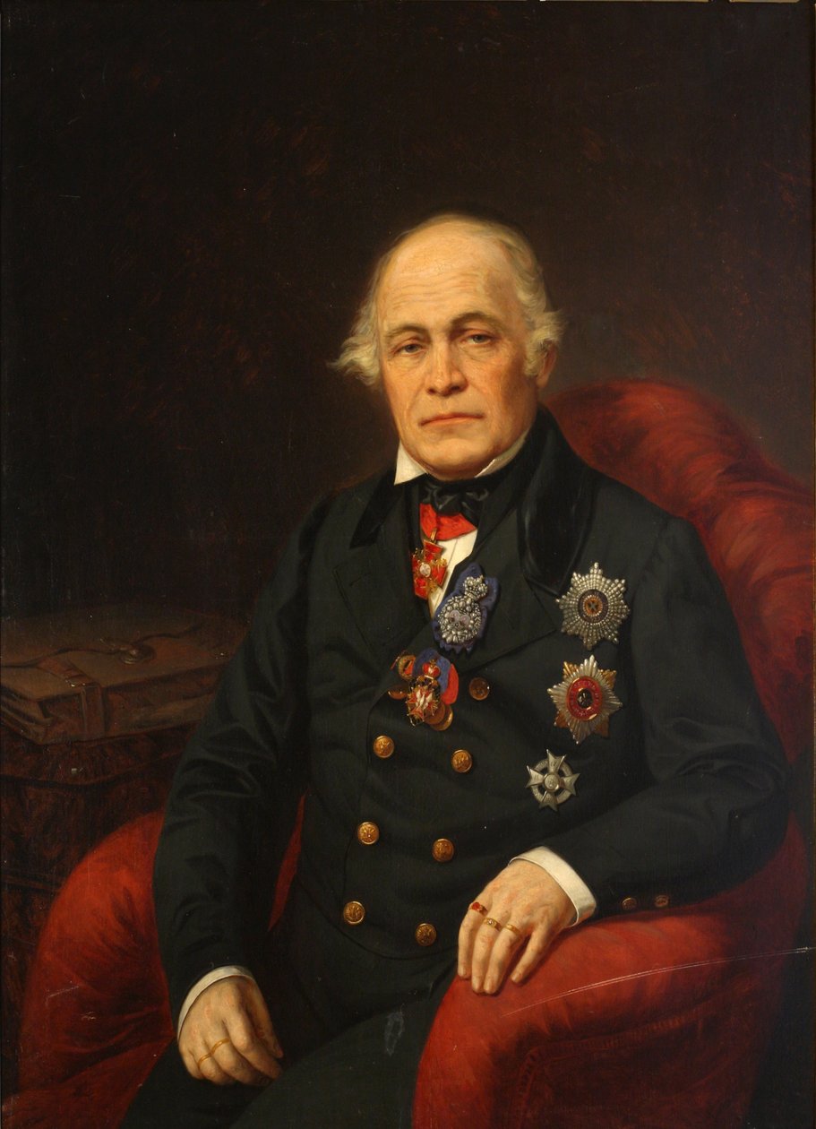 Portret hrabiego Dymitra Nikołajewicza Bludowa 1785-1864, poł. autorstwa Unbekannt