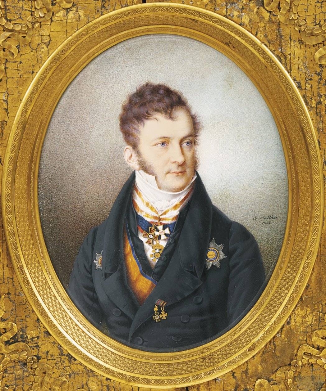 Portret hrabiego Ludwiga Lebzelterna 1774-1854, 1822 autorstwa Unbekannt