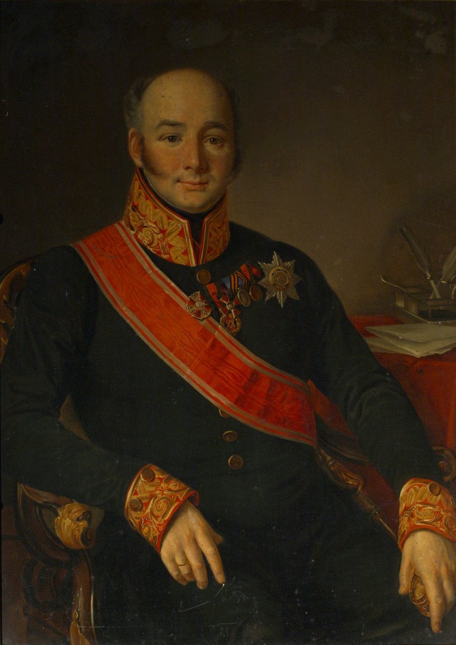 Portret hrabiego Wasilija Olsufiewa 1796-1858, 1830-1840 autorstwa Unbekannt