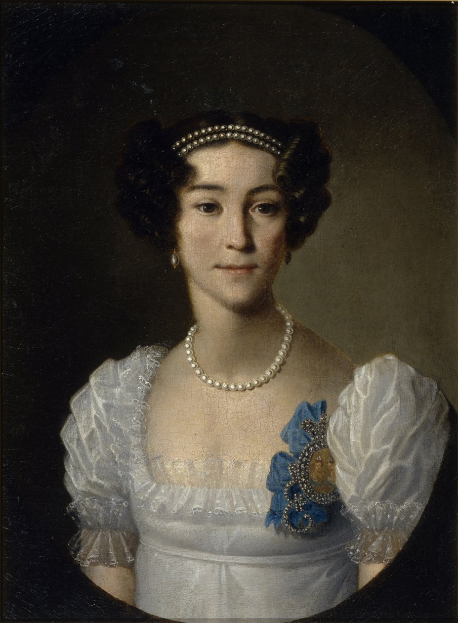 Portret hrabiny Anny Aleksiejewnej Orłowej z Chesmy 1785-1848, pocz. autorstwa Unbekannt