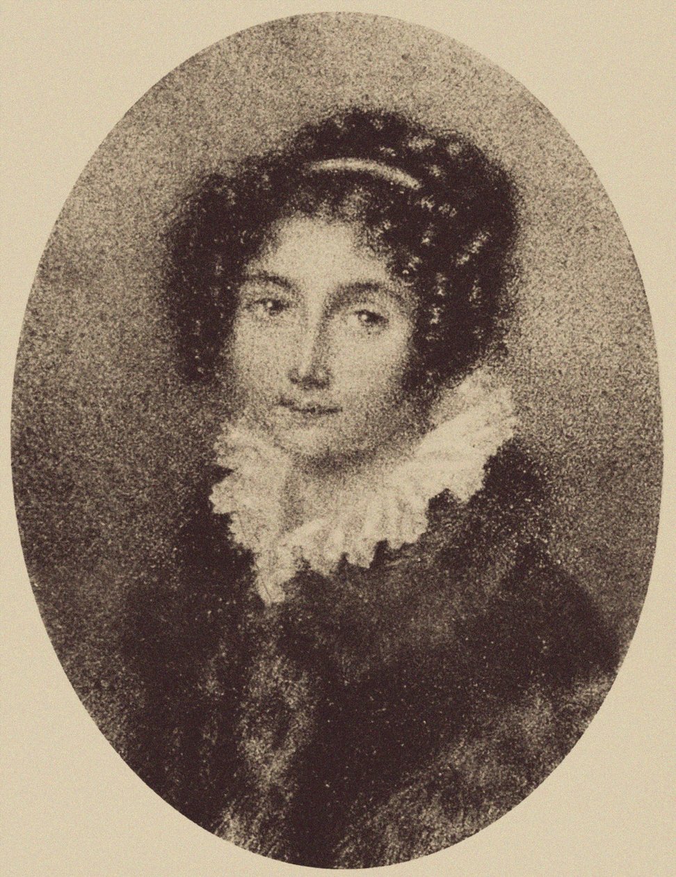 Portret hrabiny Josephine Deym ze Stritetz, ur. 1800. autorstwa Unbekannt