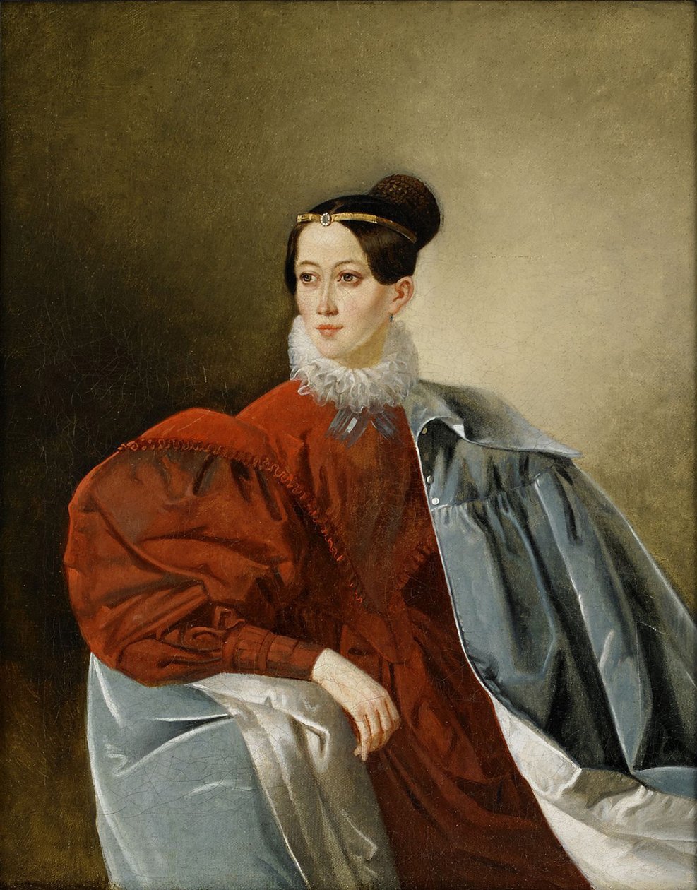Portret hrabiny Jelizawiety Iwanowny Kropotkina 1803-1836, z domu Dorochowa autorstwa Unbekannt