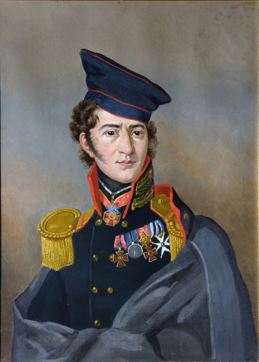 Portret Dmitrija Aleksiejewicza Stołypina 1785-1826, początek XIX wieku. autorstwa Unbekannt