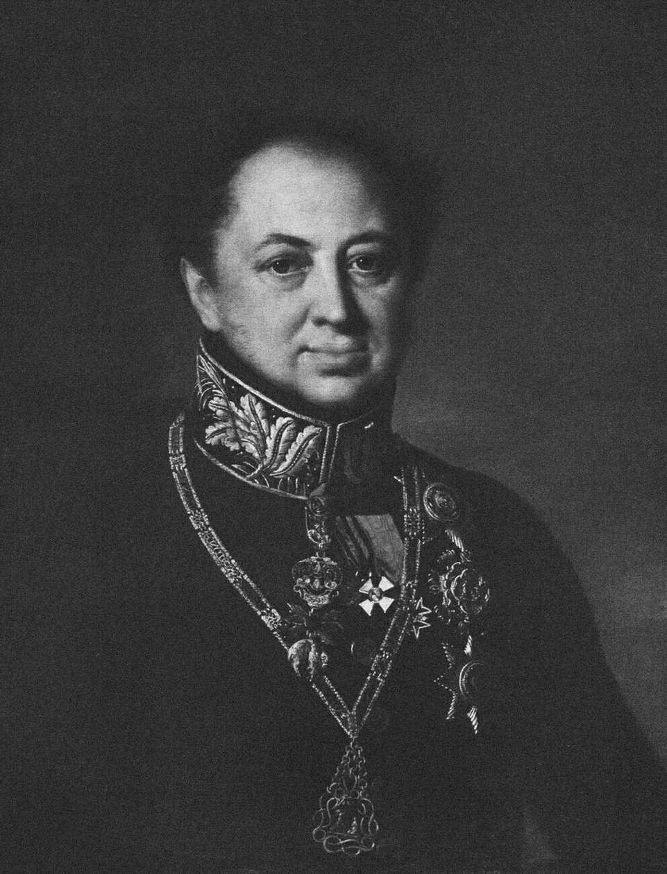 Portret Dmitrija Pawłowicza Tatischeva 1767-1845, 1838 autorstwa Unbekannt