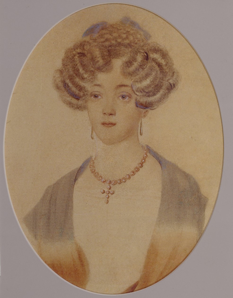 Portret Jekateriny Nikołajewnej Gonczarowej 1809-1843, koniec lat 20. – początek lat 30. XIX wieku autorstwa Unbekannt