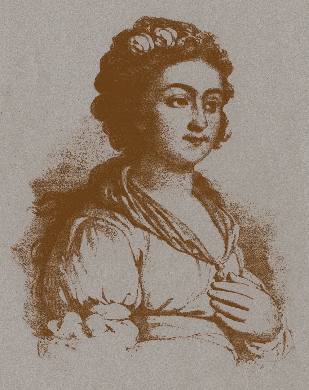 Portret Jekateryny Jakowlewnej Derżawiny z domu Bastidon 1760-1794 Według W. Borowikowskiego autorstwa Unbekannt