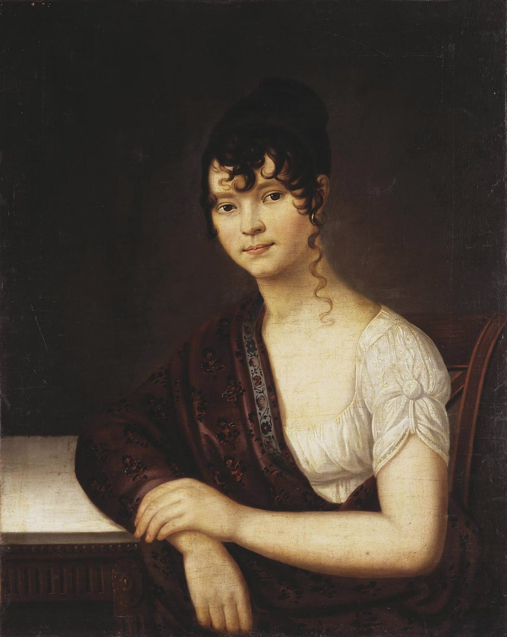 Portret Elizavety Ivanovny Ogaryovej 1784-1815, 1800r. autorstwa Unbekannt