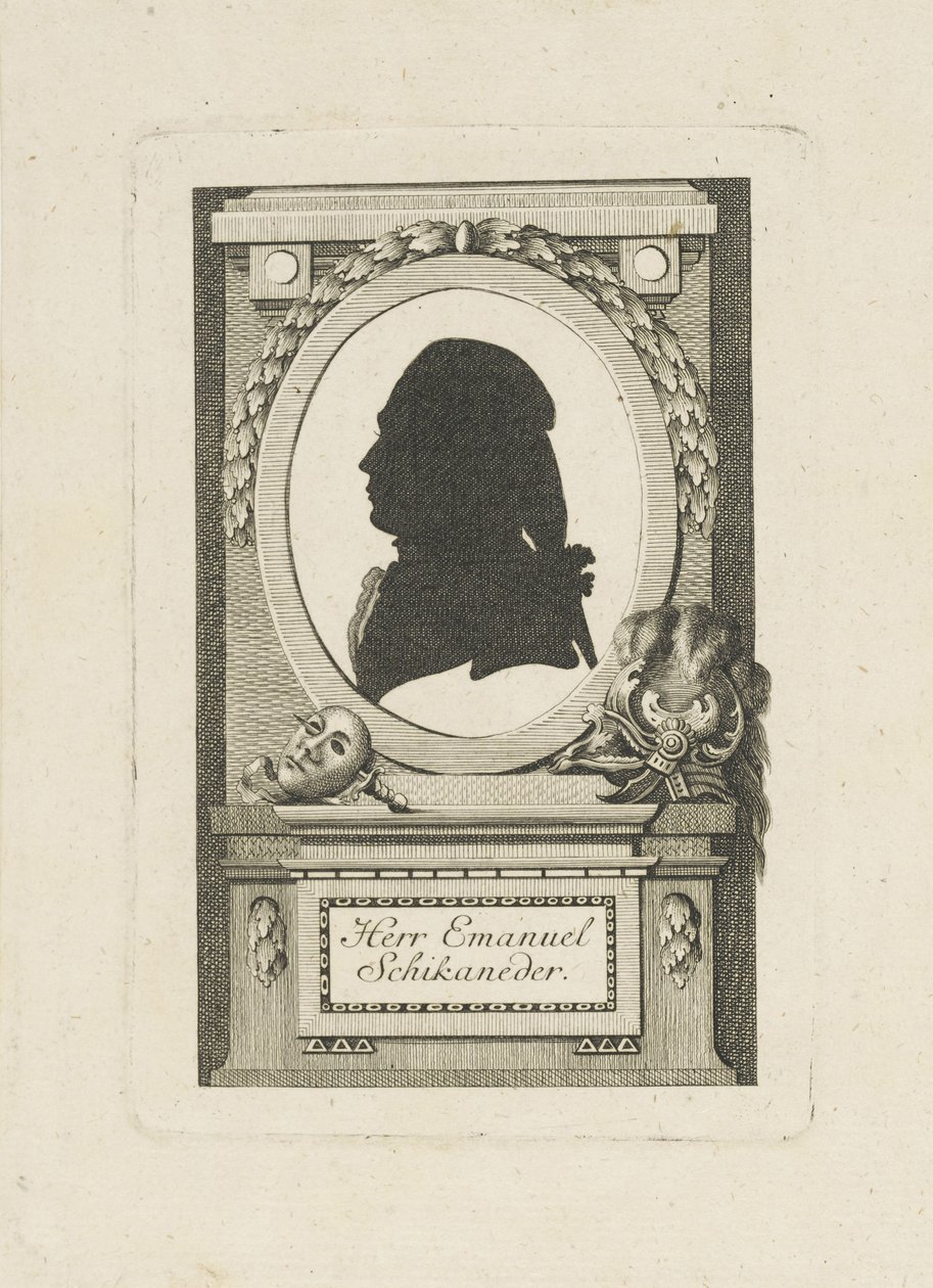 Portret Emanuela Schikanedera 1751-1812, c. 1790. autorstwa Unbekannt