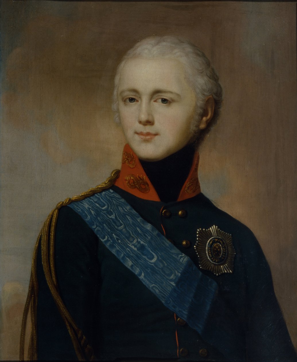 Portret cesarza Aleksandra I 1777-1825 autorstwa Unbekannt