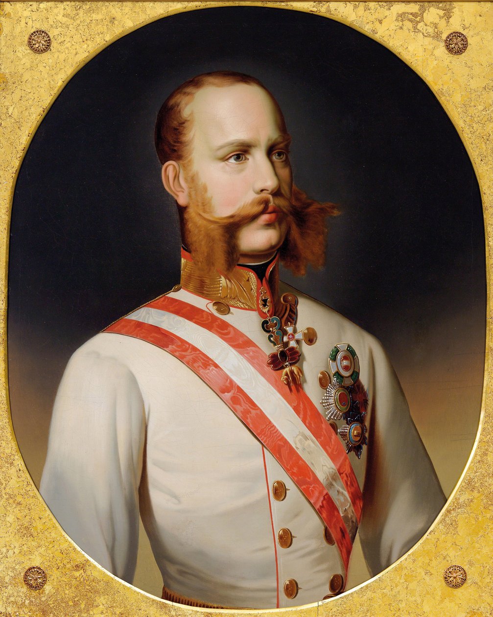 Portret cesarza Franciszka Józefa I austriackiego, ok. 1930 r. 1870. autorstwa Unbekannt