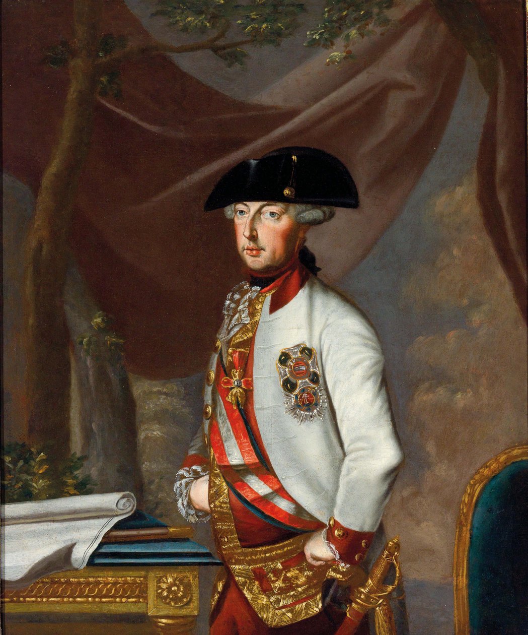 Portret cesarza Józefa II 1741-1790, ok. 1770. autorstwa Unbekannt