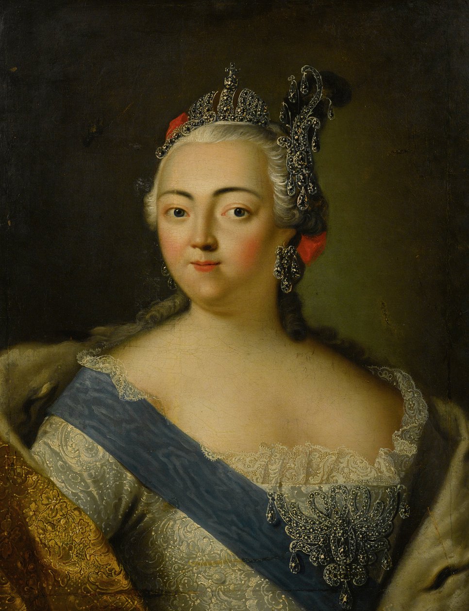 Portret cesarzowej Elżbiety Rosji 1709-1762. autorstwa Unbekannt