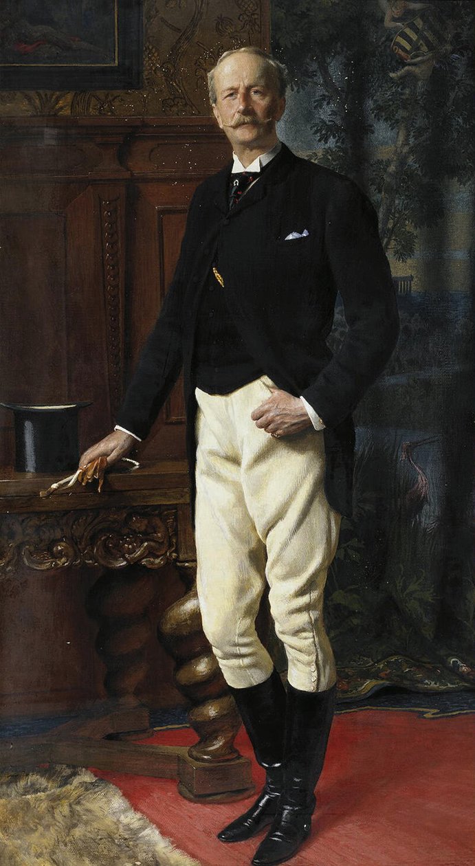 Portret Ernsta I, księcia Sachsen-Altenburg 1826-1908, 1893 autorstwa Unbekannt