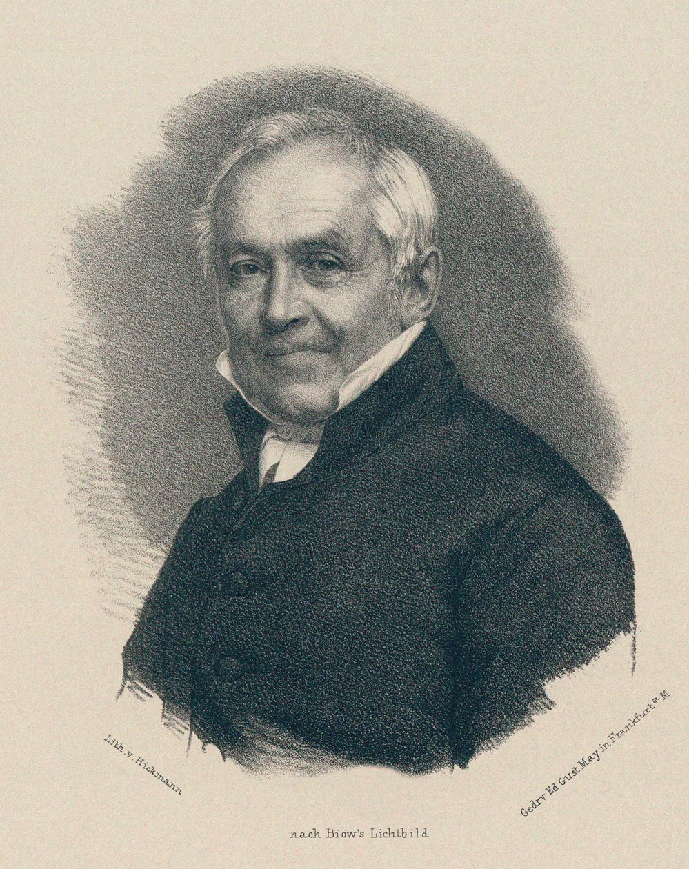 Portret Ernsta Moritza Arndta 1769-1860. autorstwa Unbekannt
