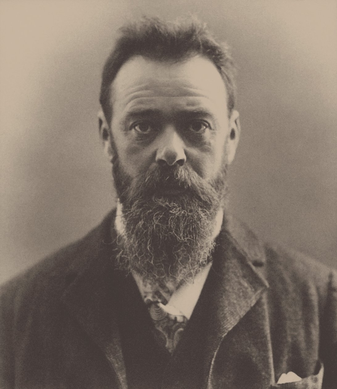 Portret Ferdynanda Hodlera 1853-1918. autorstwa Unbekannt
