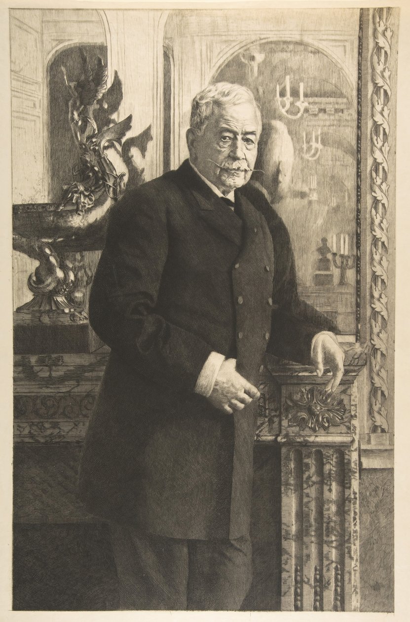 Portret Ferdynanda Lessepsa, 1850-1914. autorstwa Unbekannt