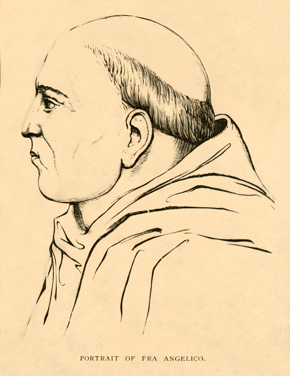 Portret Fra Angelico, 1881. autorstwa Unbekannt