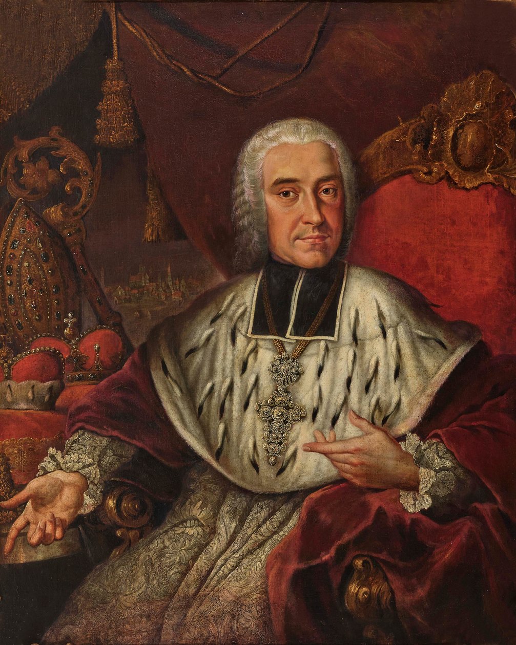 Portret Franciszka Ludwika Palatynatu-Neuburg 1664-1732, I tercja XVIII w. autorstwa Unbekannt