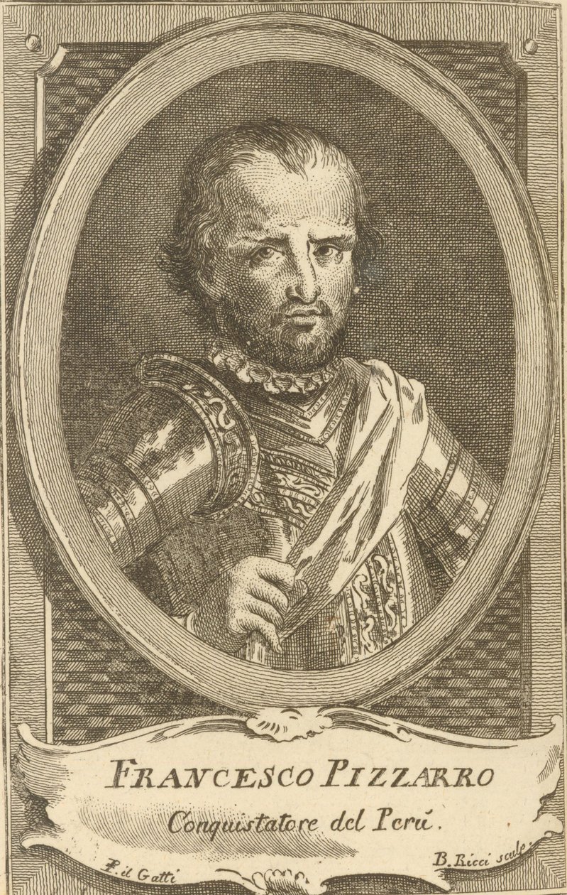 Portret Francisco Pizarro, 1778. autorstwa Unbekannt