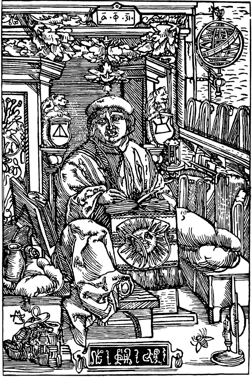 Portret Franciszka Skaryny 1486-1541, 1517 autorstwa Unbekannt