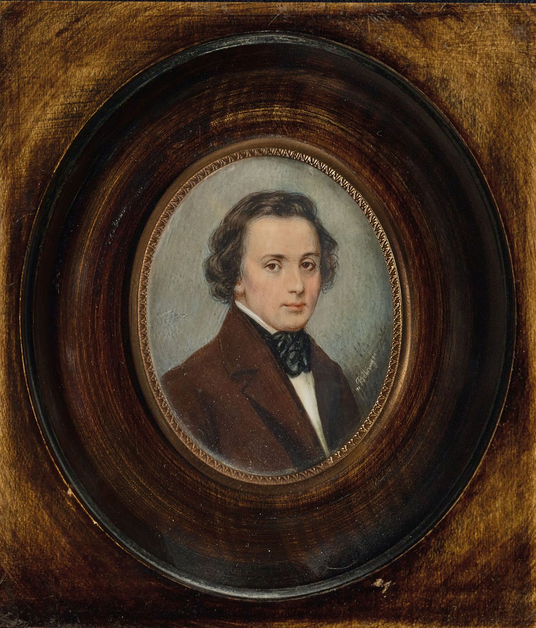 Portret Fryderyka Chopina 1810-1849. autorstwa Unbekannt