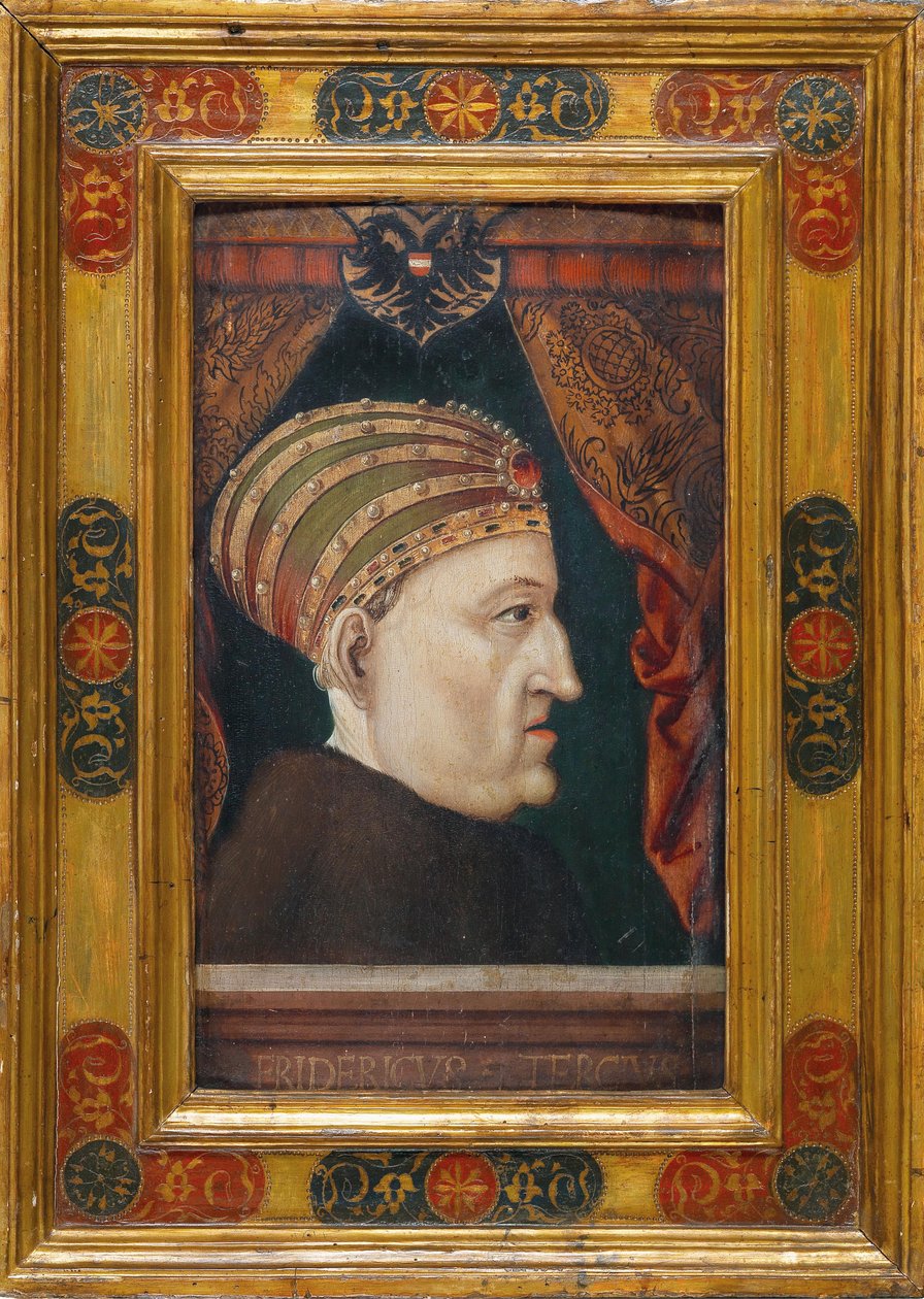 Portret Fryderyka III 1415-1493, cesarza rzymskiego, 1552. autorstwa Unbekannt